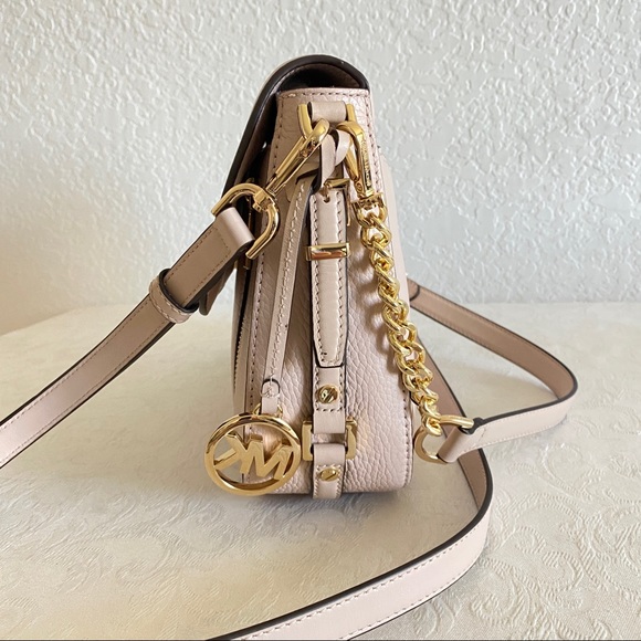 Michael Kors pink Bedford Legacy Pebbled Leather 2 way Bag - Picture 6 of 11